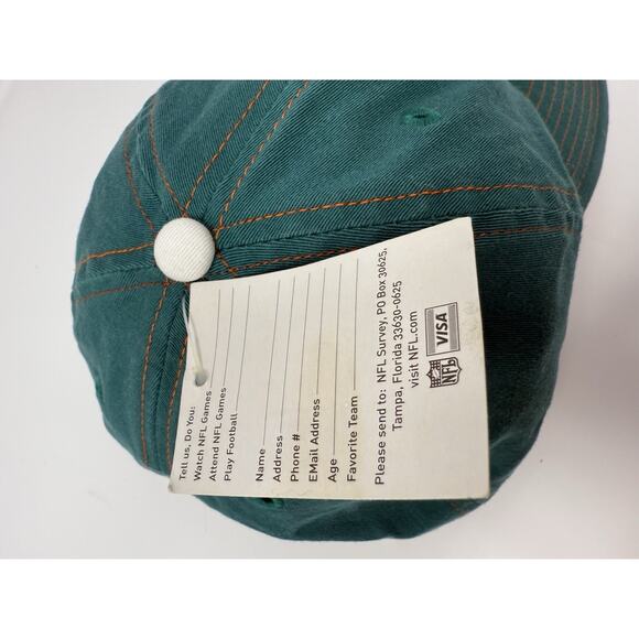 90s Nwt Reebok Miami Dolphins Tek Flex Hat - Picture 10 of 11